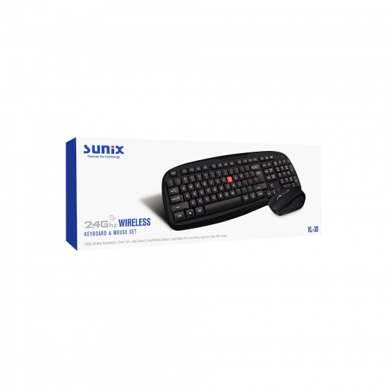 Sunix KL-30 Kablosuz Klavye ve Mouse Seti