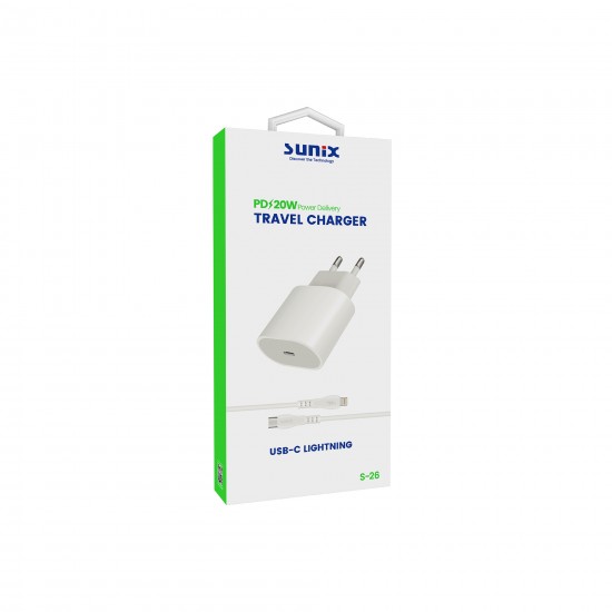Sunix S-26 Usb-C Lightning Set Şarj