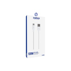 Sunix  SC-200 120W Type-C Şarj ve Data Kablosu