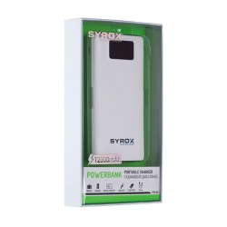 12000mAh Powerbank Taşınabilir Şarj Led Panel-Fener-2 USB 