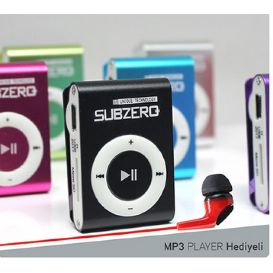 Mini Metal MP3 Çalar Micro SD Usb Girişli