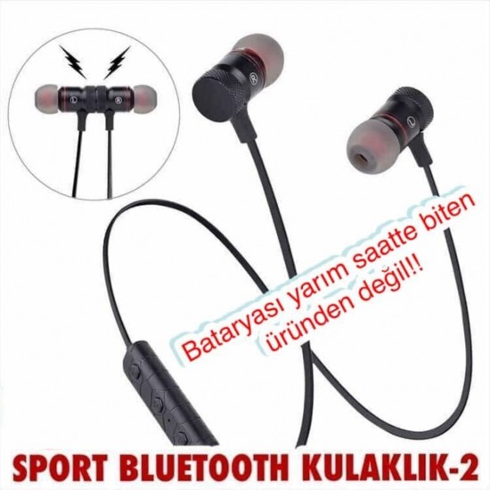 MIKNATISLI BLUETOOTH KULAKLIK 4.1 SPORT MODEL WİRELESS KABLOSUZ 