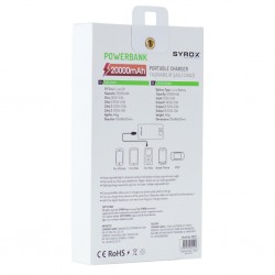 20000 mAh Powerbank Led Panelli - 3 USB GİRİŞLİ