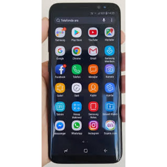 Replika Galaxy S8+ Birinci Kalite 64 Gb Hafızalı Siyah Renk
